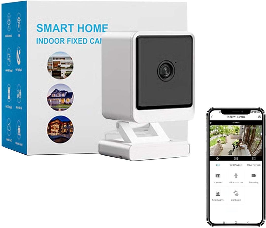 3mp 2k Window Camera, 2.4ghz & 5ghz WiFi Indoor Cameras, 3mp 2k Wireless Security Window Camera, Al Color Night Vision, Motion Detection, 24/7 Recording, Window Camera Indoor/Outdoor(Tris Home)