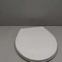 BEMIS 500EC 390 Toilet Seat with Easy Clean & Change Hinges, 1 Pack Round, Cotton White