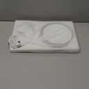 Lighted Makeup Mirror, 3000 mAh Rechargeable Double Sided Magnifying Vanity Mirror with 3 Colors, 1x/10x, 360 Rotation , Brightness Adjustable Magnification Cosmetic Light up Mirror, Women Gift (Chrome)