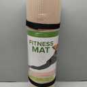 Gaiam Yoga Mat, Pilates & Exercise Mat, Thick Mat 2/5" (10mm) Workout Mat with Easy-Cinch Carrying Strap for Home & Gym Workouts