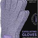 Brooklyn Botany Exfoliating Gloves for Bath and Shower  Heavy Duty Exfoliating Body Scrubber for Massage and Dead Skin Remover for Body  2 Pairs