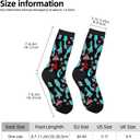 Mushroom Funny Socks Novelty Crew Socks For Women Men
