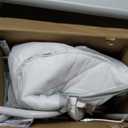 Ingenuity InLighten 5-Speed Baby Swing - Swivel Infant Seat, 5 Point Safety Harness, Nature Sounds, Lights - Van Elephant