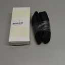 Ouzorp Car Steering Wheel Cover, Microfiber Leather Steering Wheel Covers with Anti-Slip Lining, Universal 14.5-15 inchs Black