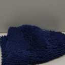 OLANLY Bathroom Rugs 34x21, Extra Soft Absorbent Chenille Bath Rugs, Rubber Backing Quick Dry, Machine Washable Bath Mats for Bathroom Floor, Tub and Shower, Home Decor Accessories, Navy