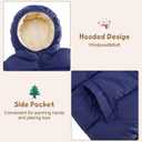 BFUSTYLE Toddler Winter Coats Hooded Infants Fleece Jacket Thickened Jacket for Baby Girls Boys 1-5T