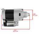 Caltric Starter Compatible with Kawasaki 21163-7002 21163-7014 21163-7026