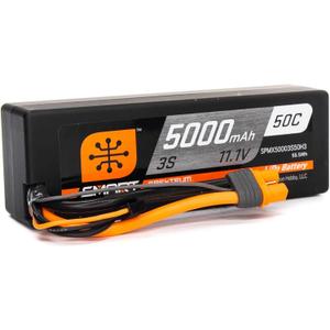 Spektrum 11.1V 5000mAh 3S 50C Smart Hardcase LiPo Battery: IC3, SPMX50003S50H3