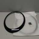 Osompar Headlight Trim Ring Headlamp Bezel Compatible with 2007-2015 Mini Cooper Gen2 R55 R56 R57 R58 R59 Replaces 51137149905 51137149906 Black Pair Driver Passenger Side