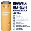 HEX Performance Laundry Detergent, Citrus Scent, 100 Loads Concentrated Activewear Detergent for Odor Removal, Sweat & Residue, HE Compatible, Eco-Friendly, Biodegradable Formula