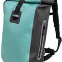 Waterproof Dry Bag Roll up Top Backpack 20 L Multifunctional Wear Resistant Waterproof Storage Bag for Beach Sailing (Green)
