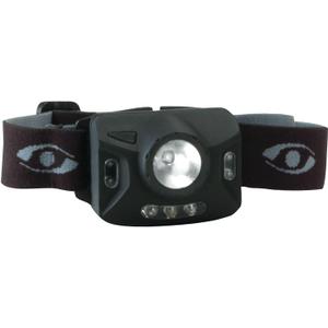 Cyclops Ranger CREE XPE 126-Lumens 4 Stage LED Headlamp W/3 Green LED, Black, 13.5" x 8.5" x 3.9"