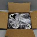 3 inch Swivel Caster Wheels, Heavy Duty Plate Casters with no Brakes Total Capacity 1000lbs (Pack of 4)