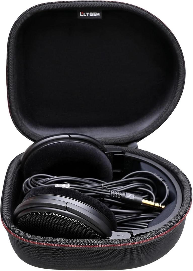 Headphone Case Compatible with Sennheiser HD 560 S / 280 Pro / 599/600 / 660S2 / 569/490 Pro / 620S / 599 SE Over-The-Ear Audiophile Headphones