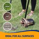 Arm & Hammer Dog Pooper Scooper Swivel Bin & Rake, Poop Scoop for Dogs, Black (2 Heavy Duty Scented Waste Bags Included) (One Size)