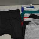 Hanes mens Underwear Boxer Briefs Pack, Cool & Breathable Cotton Moisture-wicking Underwear for Men, No Ride Up (Medium, Blue/Green/Red - 6 Pack)