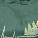 Trees Wildlife Nature Heartbeat Forest T-Shirt Small
