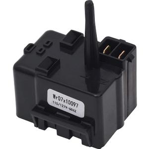 WR07X10097 Relay and Overload Assembly Replacement Part, Fit for GE Refrigerators - Replaces 1265640 AP4300623 PS1766101