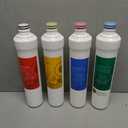 Watts Premier 1R-1Y-1B-1G RO-Pure Push Button Replacement Filter Kit (4 Pack)