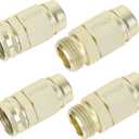STYDDI Metal Heavy-Duty 5/8-inch Garden Hose Connector Repair Fittings, Premium Aluminum-Alloy Female and Male End-Hose Mender, 5/8" Water Hose End Coupler Replacement, 2 Set