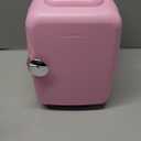 CROWNFUL Mini Fridge, 4 Liter/6 Can Portable Cooler and Warmer Personal Refrigerator for Skin Care, Cosmetics, Beverage, Food,Great for Bedroom, Office, Car, Dorm, ETL Listed (Pink)