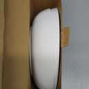 Wrova Salad Bowls 10inch Serving Bowls 65oz Large Salad Bowls Wheat Straw Bowls Set of 2 Wide and Shallow Plastic Salad Bowl for Kitchen Microwave & Dishwasher Safe.White