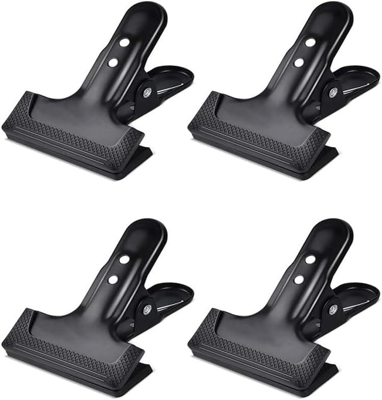 Backdrop Spring Clamps - 4 Pack of 4" Heavy Duty Clips for Photography Background Stands, Woodworking & Home Improvement Projects