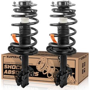 KUIPERAUTO Pair Front Complete Strut Spring Coil 272308 272307 Compatible for 2007-2012 Lexus ES350,2006-2012 Toyota Avalon,2007-2011 Toyota Camry Springs Shock Absorber