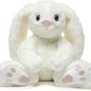 Bearington Whiskers The Plush Rabbit, 10.5 Inch Plush Easter Bunny - Bunny Stuffed Animal