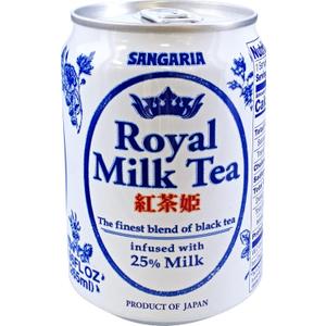 SANGARIA Royal Milk Tea, 8.96 Fluid Ounce (Pack of 24) Best By: 02/2025