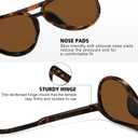 STORYCOAST Polarized Aviator Sunglasses for Men Women Classic Retro Aviators Sports Driving Running Sun Glasses
