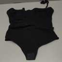 Nebility Strapless Shapewear Bodysuit for Women - Thong Body Suits Tummy Control Tube Top Underwire Lace Corset with Removable Strap Size M