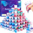 70 Pack Mini Slime Kit, Galaxy Slime Easter Party Favors, Stretchy Slime Kit for Classroom Prizes, Kids Stress Relief Toys, Christmas Stocking Stuffers, Goodie Bag Stuffers for Boys and Girls 5-12.