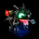 LED Light Kit for Lego 10375 How to Train Your Dragon: Toothless,Compatible with Lego 10375 Building Blocks Model(Not Include Blocks Set)