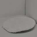 OLANLY White Round Rugs for Bedroom - Machine Washable, 2 ft Circle Area Rugs for Living Room, Soft and Fluffy Shaggy Carpet for Teen Girls and Boys, Nursery Rooms, Dorms, Home Decor Aesthetic