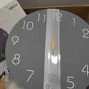 Large Wall Clock 18" Modern Silent Non-Ticking Battery Operated | Analog Kitchen Home Bathroom Living Room Bedroom Office Mordern Simple