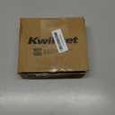 Kwikset Henley Interior Privacy Door Handle with Lock, Door Lever For Bathroom and Bedroom, Matte Black Reversible Keyless Turn Lock, with Microban Protection (1 Pack)