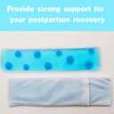Perineal Cooling Pad, Hot and Cold Pads for Postpartum, Perineal Ice Pack, Instant Cold Therapy Packs, Gel Bead Ice Pack, Reusable Ice Packs, Instant Cooling Relieves Pain (Blue-Circle)