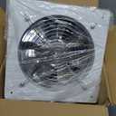 HG Power 10 Inch Exhaust Fan, Kitchen Exhaust Fan With Switch 988 CFM Wall Mounted, Extractor Ventilation Fan For Attic, Greenhouse, Basement, Shed (White)