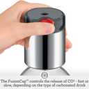 Breville BCA800BSS InFizz Fusion Sparkling Water and Beverage Carbonator, CO2 Cylinder Not Included, Brushed Stainless Steel, Small