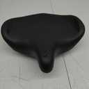 Oversized Bike Seat for Men & Women Comfort, Extra Wide Bicycle Seat Cushion, Comfortable Wing Padded, Large Replacement Bike Saddle for Peloton Bike, Stationary Exercise Bike, City Bike, Ebike (Black)