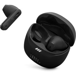 JBL Tune Flex 2 - True Wireless Noise Cancelling Earbuds Spatial Sound and Smart Ambient Technology, 6 mics for Perfect Calls, up to 48Hrs of Playback, IP54 Dust & Water Resistant (Black)