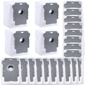 Pinnory 20 pack Replacement Vacuum Bags Compatible with iRobot Roomba i& s & j Series, i7, i7+, i8, i8+, i3, i3+, i4, i4+, i1+, i6, i6+, j7, j7+, s9, s9 Plus Bulk Bin Bags Automatic Dirt Disposal Bags