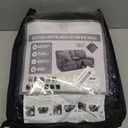 ULTICOR Reclining Loveseat with Middle Console Slipcover, 8-Piece Velvet Stretch Loveseat Reclining Sofa Covers, 2 Thick, Soft, Washable, Covers ONLY (Black)