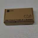 Fida Retractable Dog Leash with Dispenser and Poop Bags, 10 ft Pet Walking Leash for X-Small Dog or Cat up to 18 lbs, Anti-Slip Handle, Tangle Free, Reflective Nylon Tape (XS, Red)