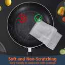 3 Layers Wire Dishwashing Rag 45PCS- Non Scratch Wire Dishcloth Home Essentials-Reusable Steel Wool Scrubber Washcloths,Dish Towels for Kitchen and Dishcloths Set for Pans Sinks & Cookware