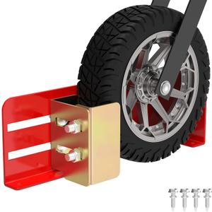 Mower Wheel Boot Lock for Small Mower Boot Secure on Open Enclosed Trailers or Garage fit Small Mowers Diameters from 8 to 14.5