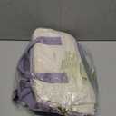 LOVEVOOK Mini Backpack for Women, Cute Small Backpacks Purse, Fashion Bag for Work Travel Gift, Lightweight Daypack, White-Purple (13inch, Beige-taro Purple)