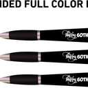 Happy Birthday Pen (1 Pen, 3-Sided)- Birthday Gifts for Her, Cool Pens, Personalized Pens, 60th Birthday Gifts for Women, Birthday Gifts for Men, Birthday Gifts for Men - Fun Pens, Cute Pens for Women