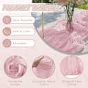 2 Pack Pink Cheesecloth Table Runner, 10Ft Boho Gauze Cheese Cloth Table Runners for Wedding, Party, Dinner, Baby Shower, 120 Inches Long Table Runner for Valentine's Day, Easter, Mother's Day Decor, 35 Inches X 120 Inches